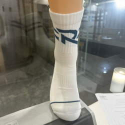 Chaussettes hautes blanches (sachet de 12 pcs)