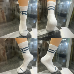 Chaussettes hautes blanches (sachet de 12 pcs)